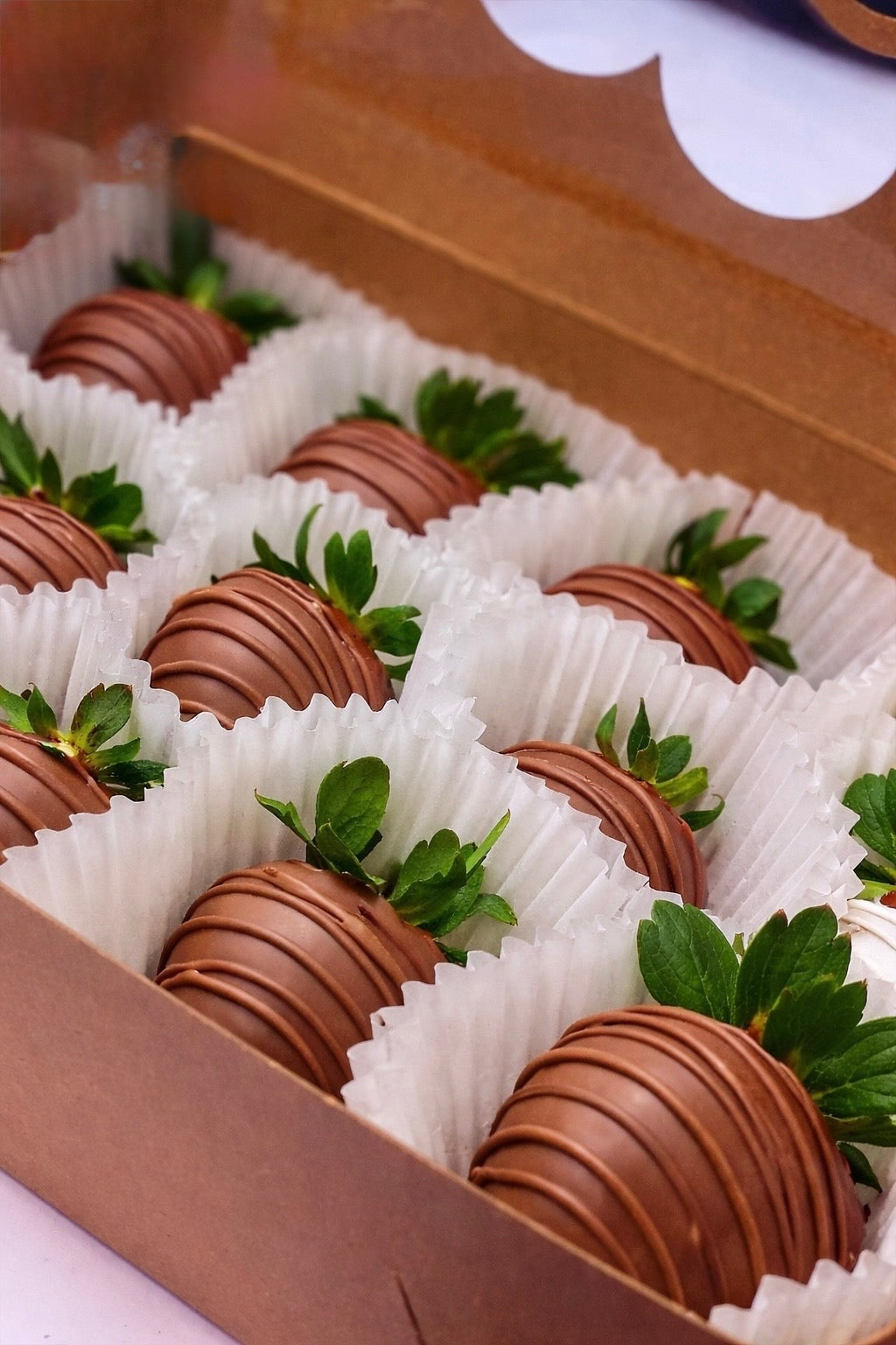 Dozen Milk Chocolate Strawberries