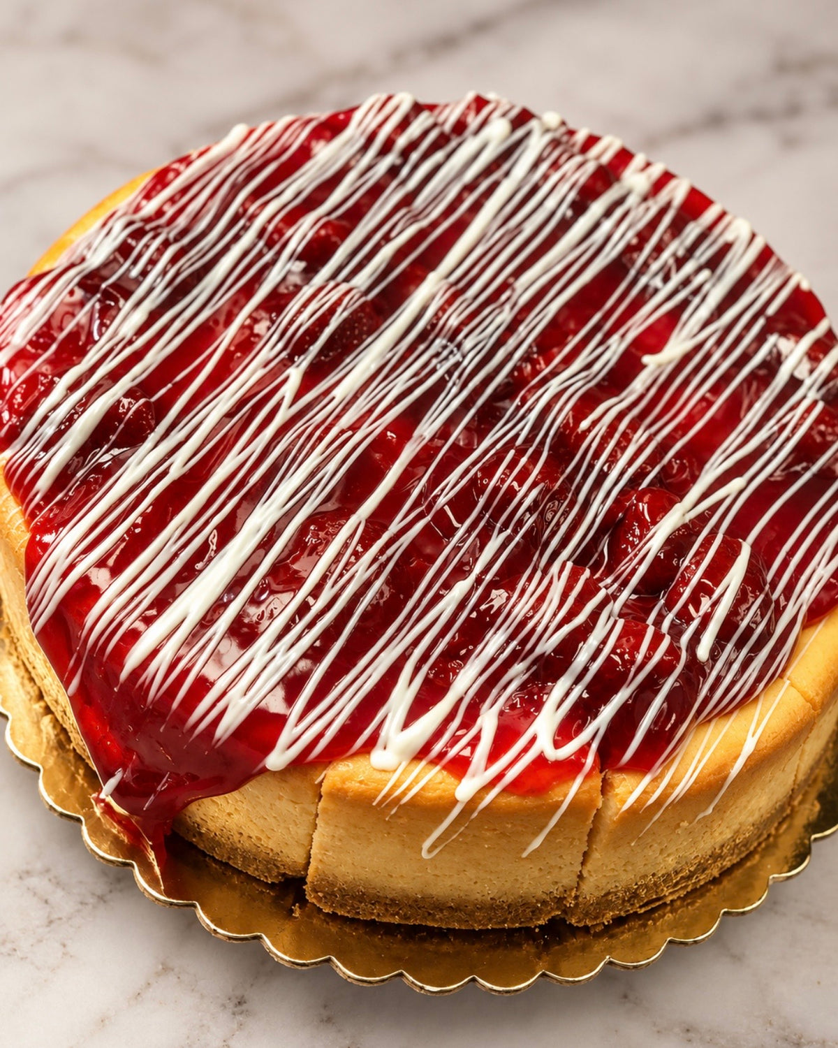 Classic Strawberry Cheesecake