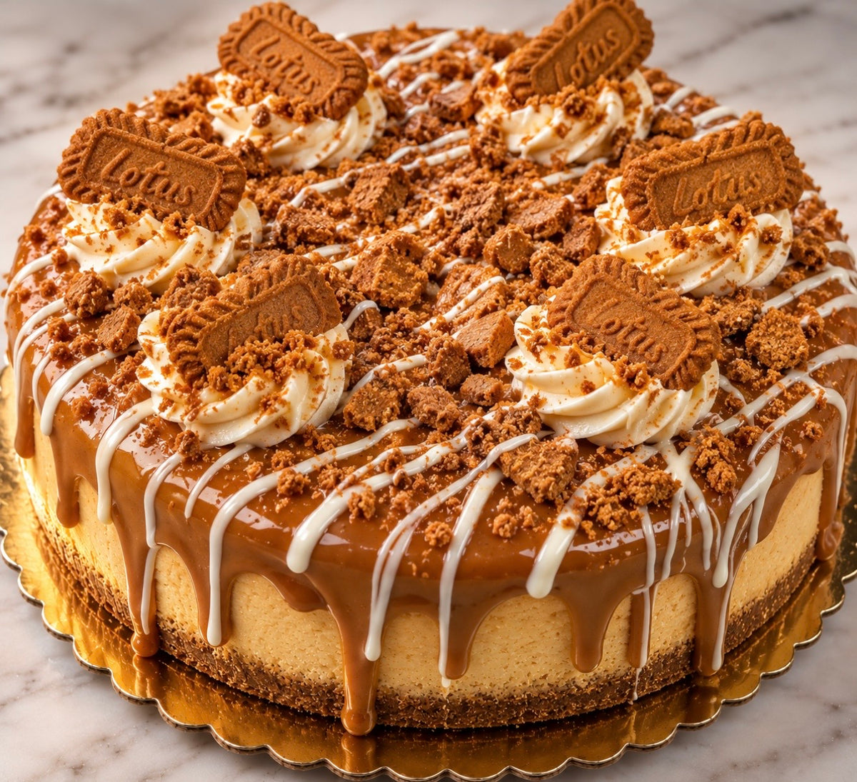 Biscoff Cookie Butter Cheesecake