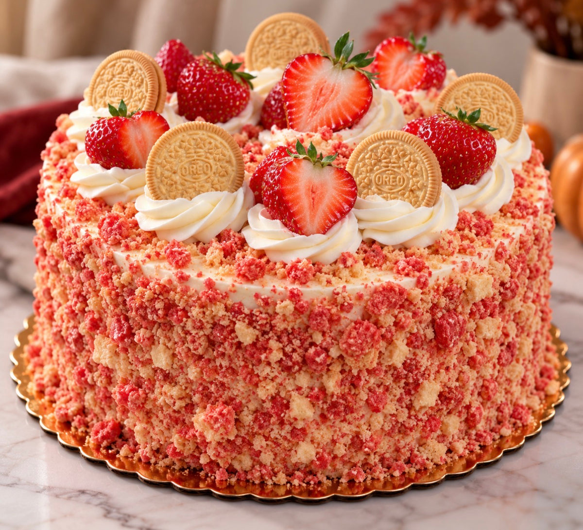 Strawberry Shortcake Cake