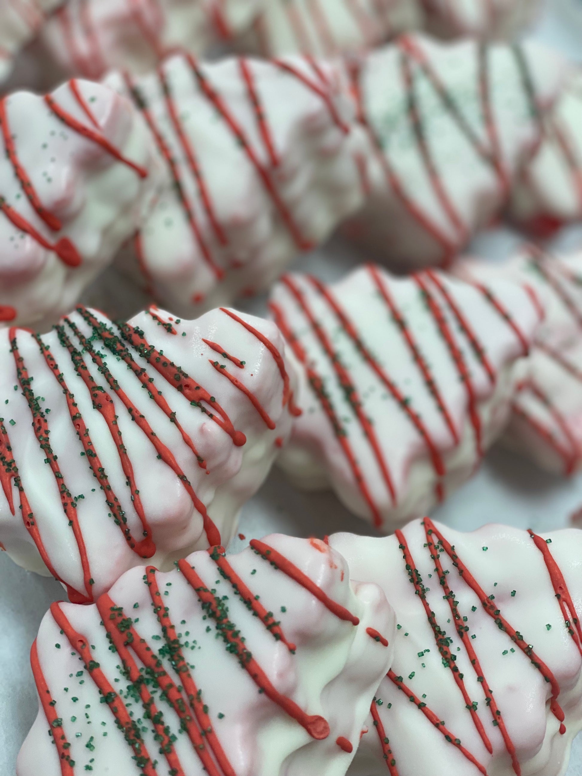 Half Dozen Red Velvet Christmas Tree Cakes